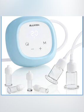 Electric Facial Cupping Therapy Set, 3-in-1 Face Cupping, Gua Sha & Massage